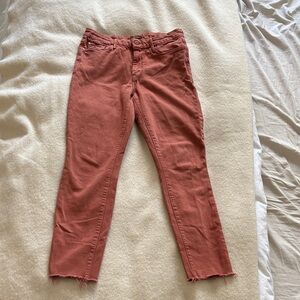 MOTHER Women's Ankle & Cropped Jeans in Rust